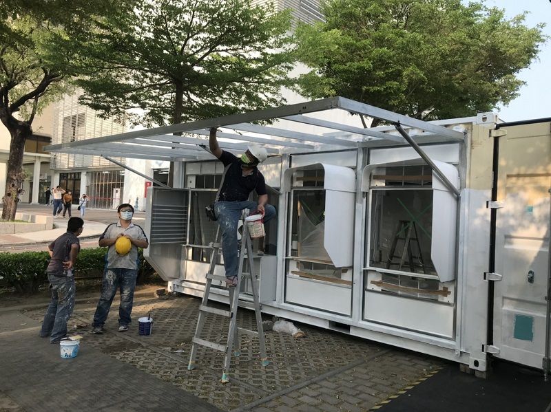防疫/檢疫貨櫃屋組建